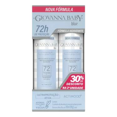 Imagem de Desodorante Aerossol 72H Blue  Giovanna Baby 150ML