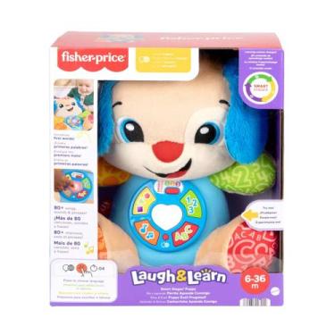 Imagem de Pelúcia cachorrinho smart stages aprendendo a brincar fisher-price - m