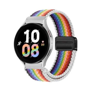 Imagem de Pulseira De Nylon Trançada De 22mm Com Fecho Magnético Para OnePlus Op