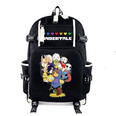 Imagem de Mochila escolar Undertales Anime Kids Children 35x14x46cm - yiweisai