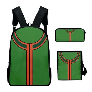 Imagem de Conjunto de mochilas Hunters Hunters School Mochila para estudantes - 