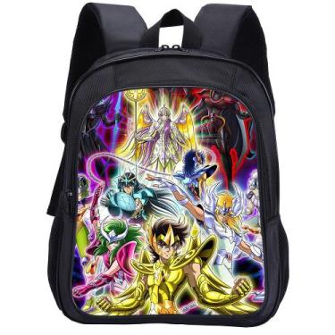 Imagem de Mochila Saints Seiyas Seiyas Anime School Oxford 26x14x33cm - Yiweisai