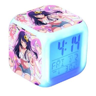 Imagem de Despertador OShiS NO Kos Square LED Digital com luz de fundo - Yiweisa