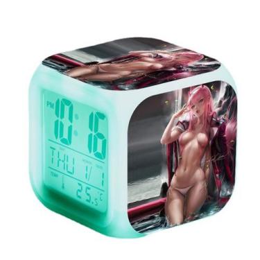 Imagem de Despertador digital LED da equipe nacional com função de despertador -