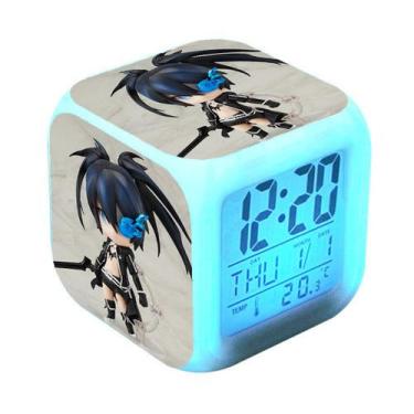 Imagem de Despertador digital Black Rock Shooters Anime com display LED - yiweis