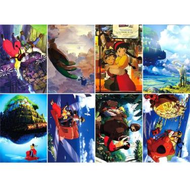 Imagem de Poster Castles in Skys Anime Art 28,5 x 42 cm, papel, 8 unidades/lote 