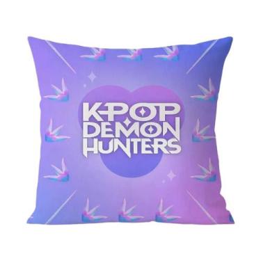 Imagem de Almofada Demon KPop Hunters capa para casa sofá sala de estar escritór