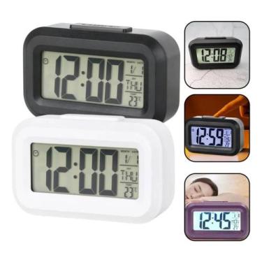 Imagem de Mini Relógio Digital Despertador De Mesa Portátil Com Led Cor Sortido 