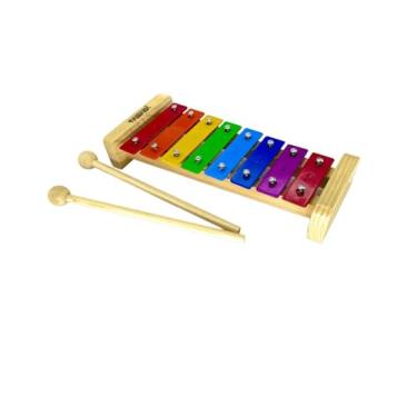Imagem de Xilofone/Metalofone - Brinquedo Infantil 8 Notas Coloridas // Vanguarda - Spanking