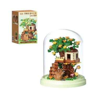 Imagem de Blocos De Montar Quebra-Cabeça Jardim De Capivara, Girassol, Rosa E Lí