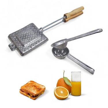 Imagem de Kit Espremedor De Laranja Grande E Tostadeira Baurutex