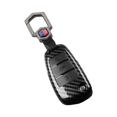 Imagem de Capa Para Chave De Carro Audi Em Fibra De Carbono ABS Para A1 A3 A4 A5