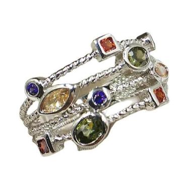 Imagem de Anel De Terapia Magnética Torina De Cristal De Quartzo Ionix Para Perd