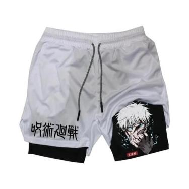 Imagem de Shorts De Compressão Masculinos De Secagem Rápida Jujutsu Kaisen 2 Em 