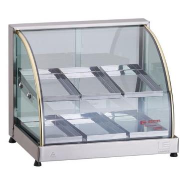 Imagem de Estufa Para Salgados Lanchonete 6 Bandejas Inox Edanca 220V