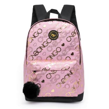 Imagem de Mochila Onbongo Feminina Escolar Original Reforçada 15 litros-Feminino