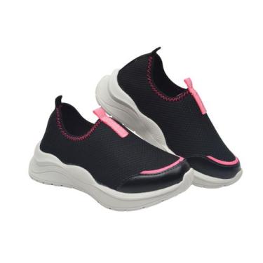 Imagem de Tênis Casual Infantil Feminino Confortável Calce Facíl Barato  - Canal