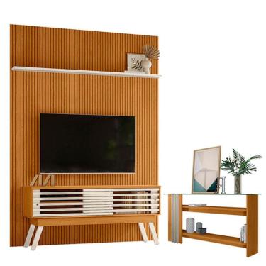 Imagem de Painel Piso Teto New Interlagos Com Rack Bancada Frizz 1.5 New Premium Com Aparador Fri...