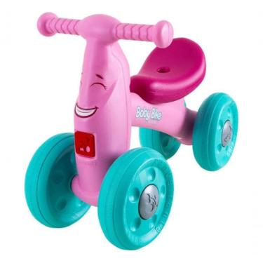 Imagem de Bicicleta Equilibrio Joy Rosa Baby Bike Infantil Treino