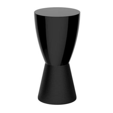 Imagem de Banqueta Alta Carbo Polipropileno Assento Plástico 66,5 Cm Preto Im In Home