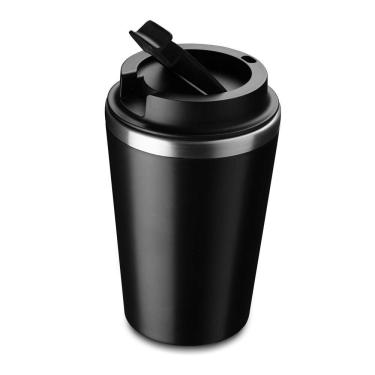 Imagem de Caneca Térmica 350ML para Bebidas Quentes Ou Frias em Inox 304 e Plástico PP com Parede...
