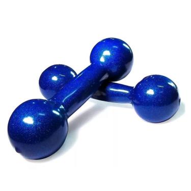 Imagem de Par Halter Peso Academia Musculação Emborrachado 4kg Consport-Unissex