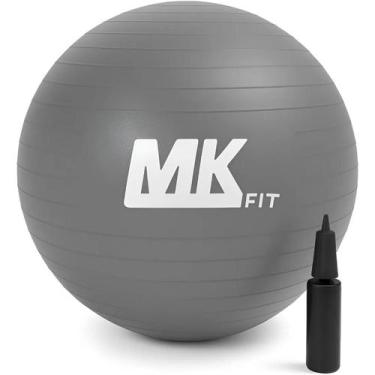 Imagem de Bola de Pilates Suiça Ginástica Yoga 65 cm Anti Estouro Bomba de Infla