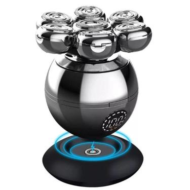 Imagem de Máquina de Barbear Elétrica Barbeador Elétrico 7D Alex para Barba e Cabelo Lâmina Aço Inox