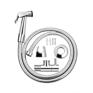 Imagem de Ducha Higiênica ABS Com Suporte/Registro 1/4 de Volta - REPACAR