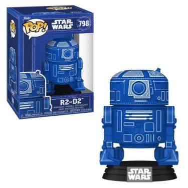 Imagem de Boneco Funko Pop! Star Wars - R2-D2 (Blueprint) - Candide