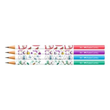Imagem de Ecolápis Grafite Faber-Castell Mamíferos Panda Ponta Max Resistente No2 HB Unidade Grafite