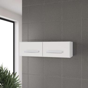 Imagem de Armário Aéreo para Geladeira Mara 80cm 2 Portas Para Cozinha - Moblis 