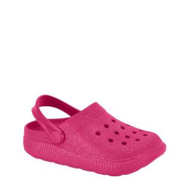 Imagem de Sandália Babuche Infantil Menina Glitter Molekinha 2591.200, Pink, Pra