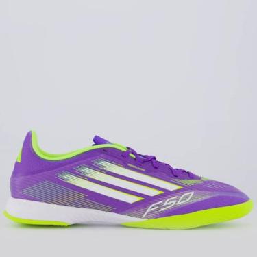 Imagem de Chuteira Adidas F50 League Futsal Roxa, 43