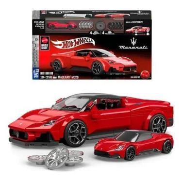 Imagem de Brick Shop Hot Wheels Construção Speed Maserati JFR90 Mattel - Mattel 