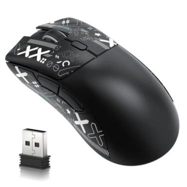 Imagem de Mouse Gamer Attack Shark Bluetooth R1, 18000 DPI, Black