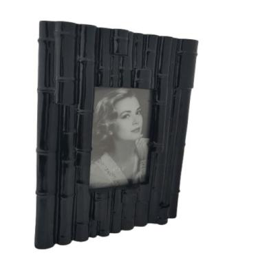 Imagem de Porta Retrato Preto Metal - BTC, 28cm x 23cm