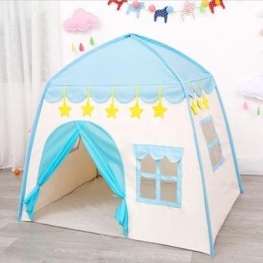 Imagem de Barraca Infantil Menina Tenda Minha Casinha Modelos:Azul - oem