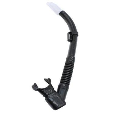 Imagem de Snorkel Respirador Aero Pro Com Válvula Seasub (Varias Cores), Preto