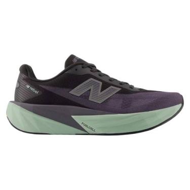 Imagem de Tênis New Balance Fuelcell Rebel V5 - cinza e verde, Cinza, Verde, 41