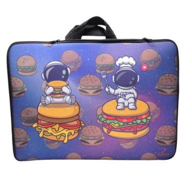Imagem de Case Protetora p/Notebook 14" Estampa de Hambúrguer Espacial - OEM