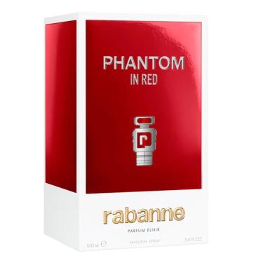 Imagem de Perfume Phantom In Red Masculino Oriental Amadeirada 50ML Paco Rabanne com Notas de Aça...