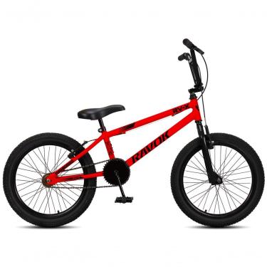 Imagem de Bicicleta Bmx Cross Bmx Rv-X Aro 20 Quadro em Aço 1 Velocidade Freio V-Brake Vermelho R...