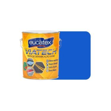 Imagem de Tinta Viária Eucatex 18L Resistência Para Sinalização, Azul