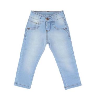 Imagem de Calça Jeans Infantil Feminina Dipopini Azul Claro - CPM072, Azul, Clar