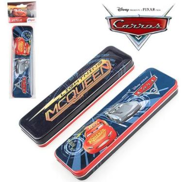 Imagem de Estojo Infantil Carros Relâmpago Mcqueen Metal Disney