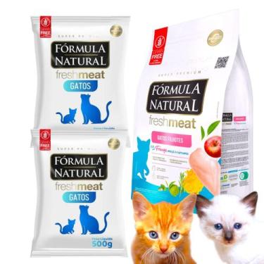Imagem de Formula Natural Fresh Meat Gatos Filhotes Frango 2 Unid 1 Kg - adimax
