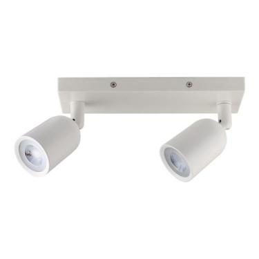 Imagem de Luminária spot led direct mr16 base linear 2x4w branco - TASCHIBRA