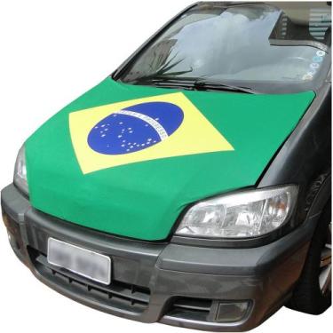 Imagem de Bandeira Brasil Capo Carro 110x150cm YDH-BR0017 - COMMERCE BRASIL