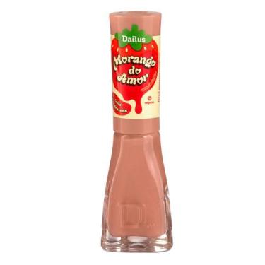 Imagem de Esmalte Dailus Morango do Amor Vegano Cor Leite Condensado 8ml